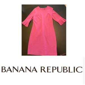 Banana Republic Stretch 3/4 sleeve dress